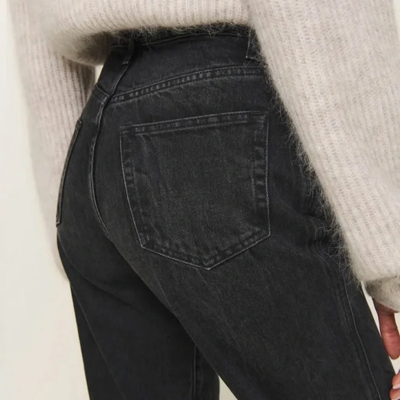 Reformation Val 90s Mid Rise Straight - Picture 3 of 4